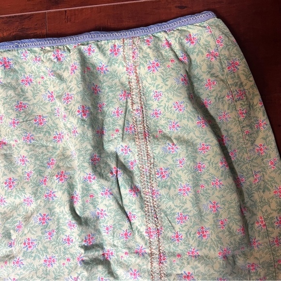 ANTHROPOLOGIE Sleeping On Snow Calico Floral Skirt Size 6 - Picture 3 of 9